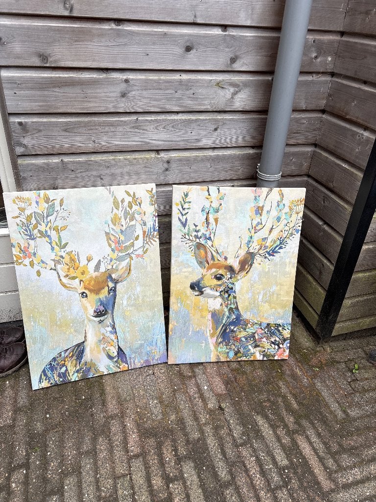 Canvas Hertjes, Ophalen