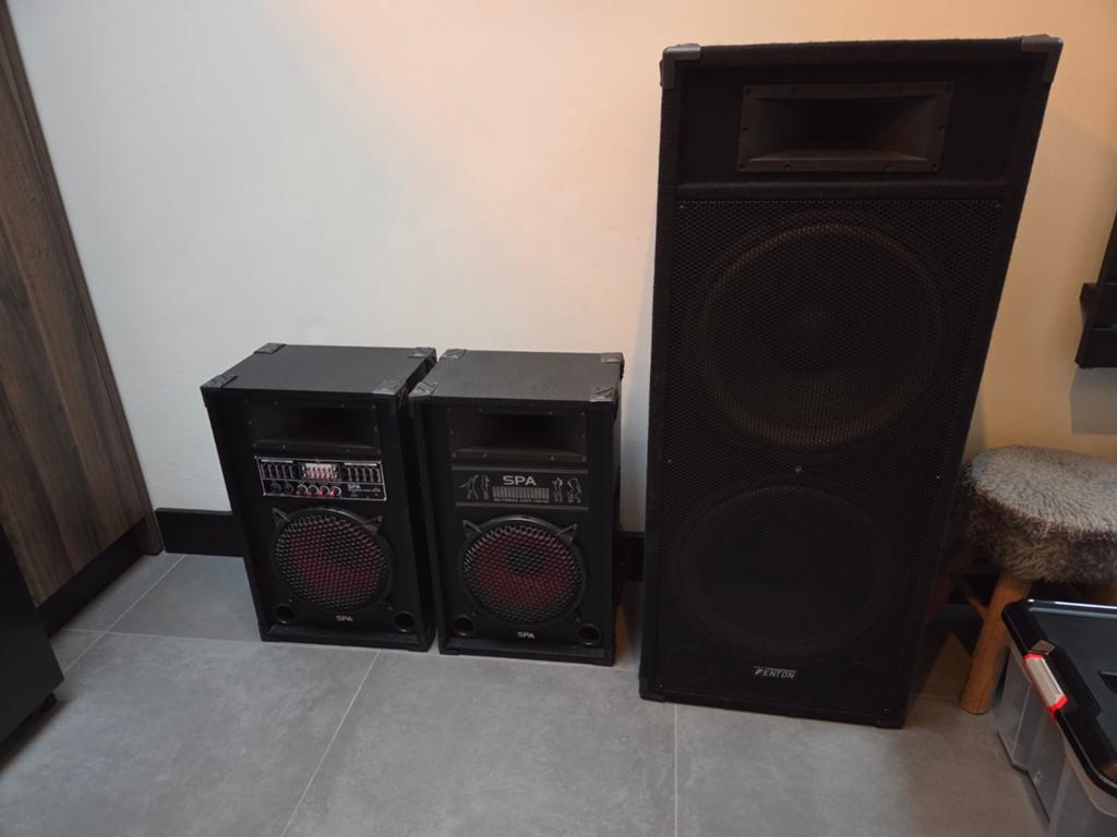 Muziekboxen etc, Ophalen of Verzenden, 120 watt of meer, Front, Rear of Stereo speakers, Overige merken