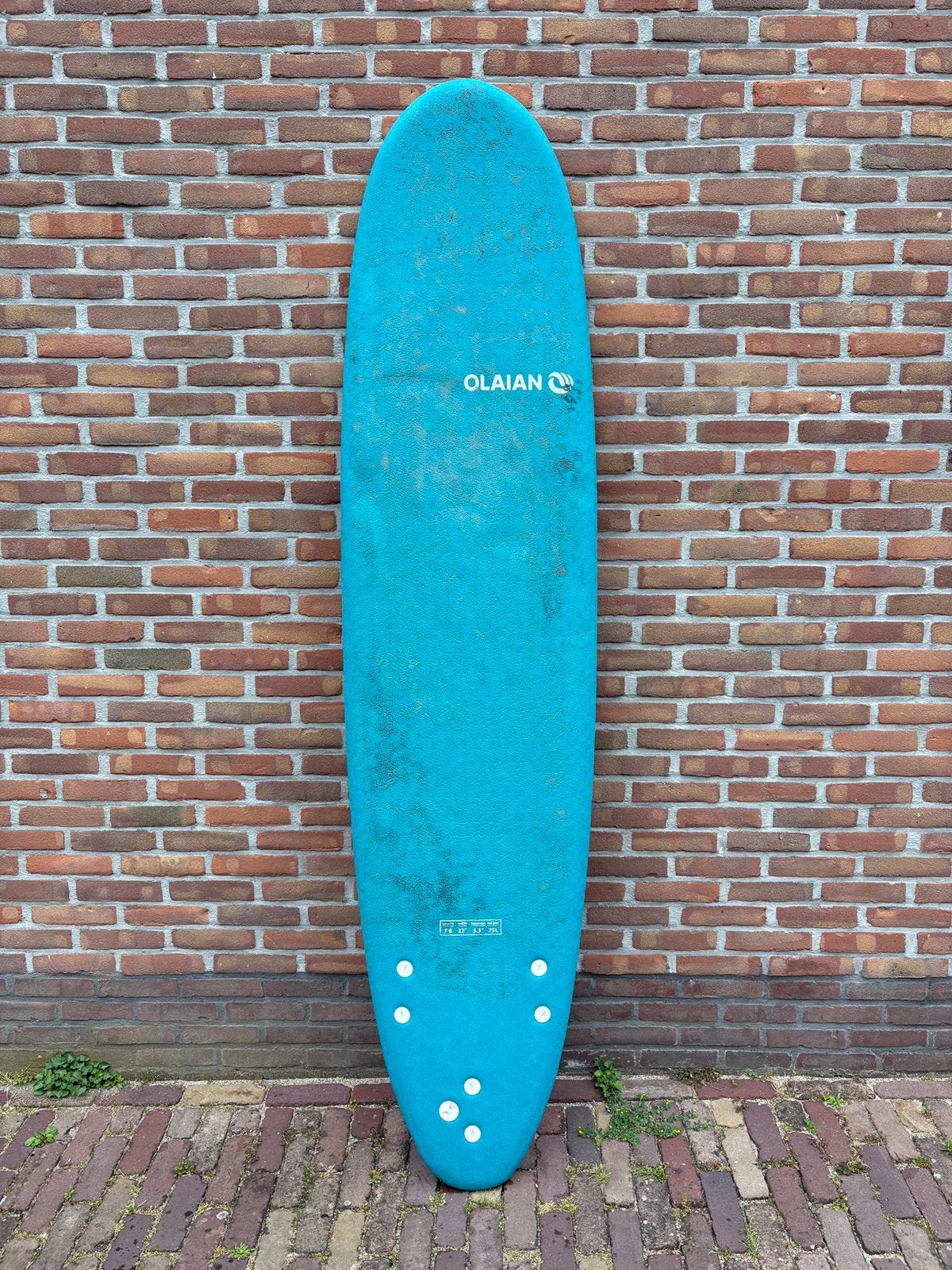 Olaian soft top surfboard voor beginners, Watersport en Boten, Golfsurfen, Ophalen, Gebruikt, Funboard, Met koord