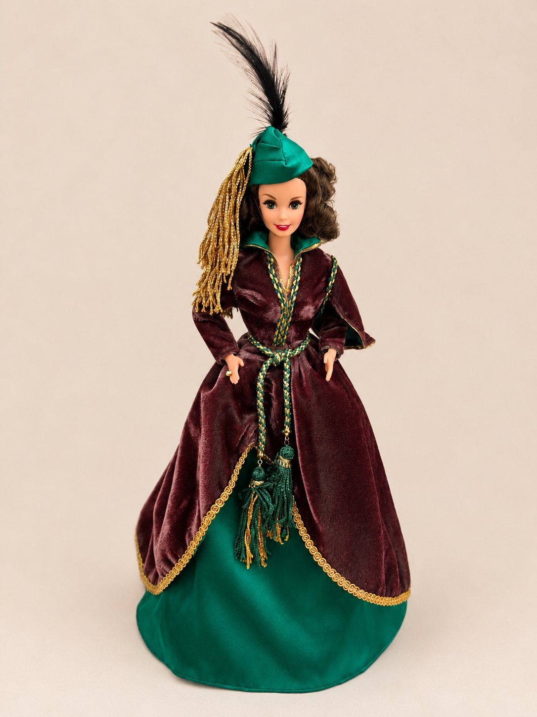 Vintage 1994 Scarlett O'Hara Barbie gone with the wind, Ophalen of Verzenden, Zo goed als nieuw, Barbie
