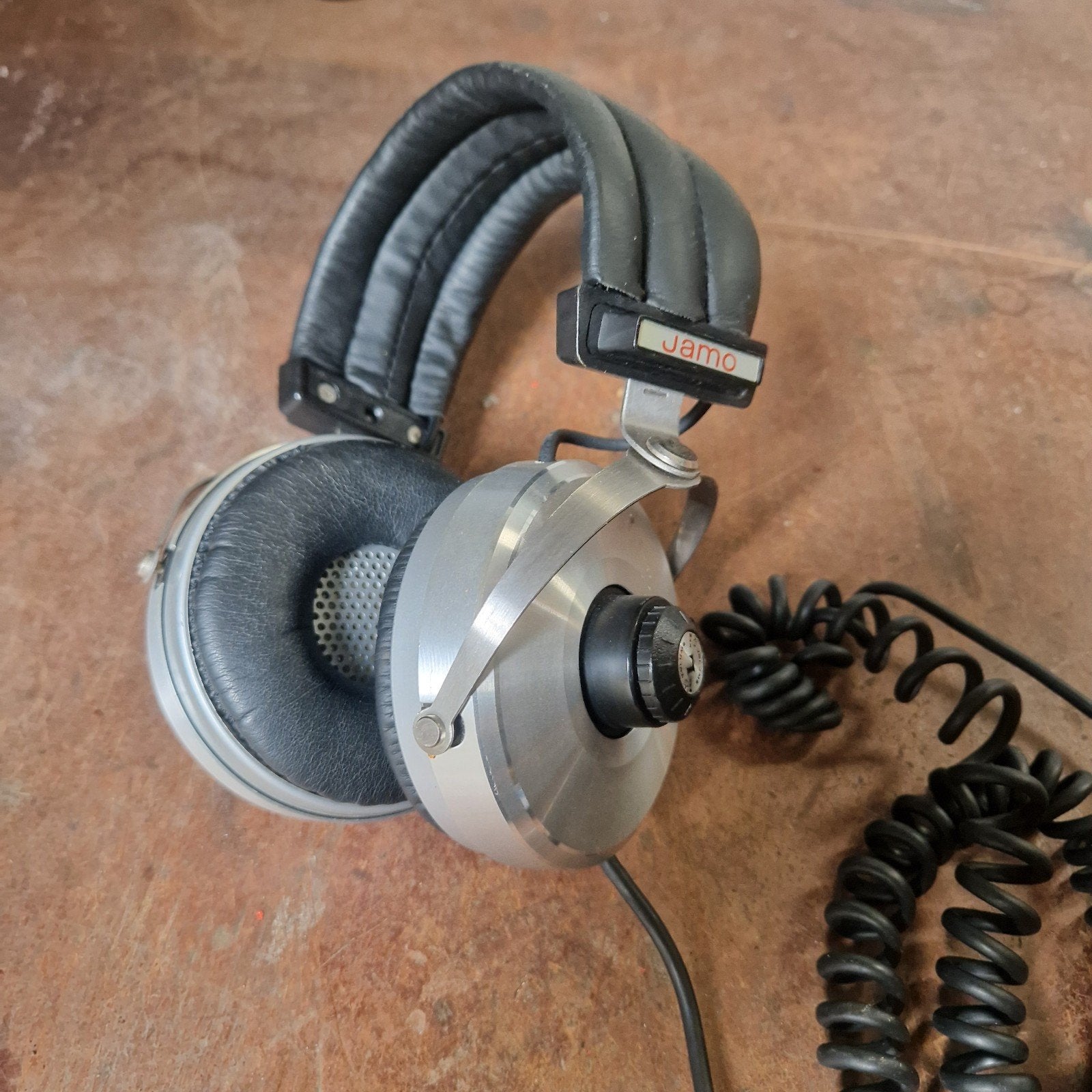 Vintage Jamo Stereo Koptelefoon uit de Jaren '70, Audio, Tv en Foto, Overige merken, Gebruikt, Zilver, Ophalen of Verzenden