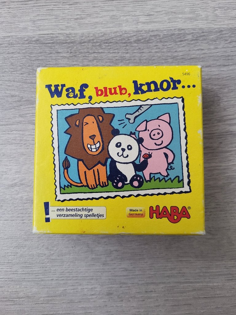 Waf, blub, knor, Ophalen of Verzenden, Gebruikt