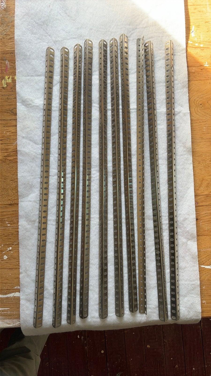 10x Meccano onderdelen #7 uit de jaren 1920, Ophalen of Verzenden