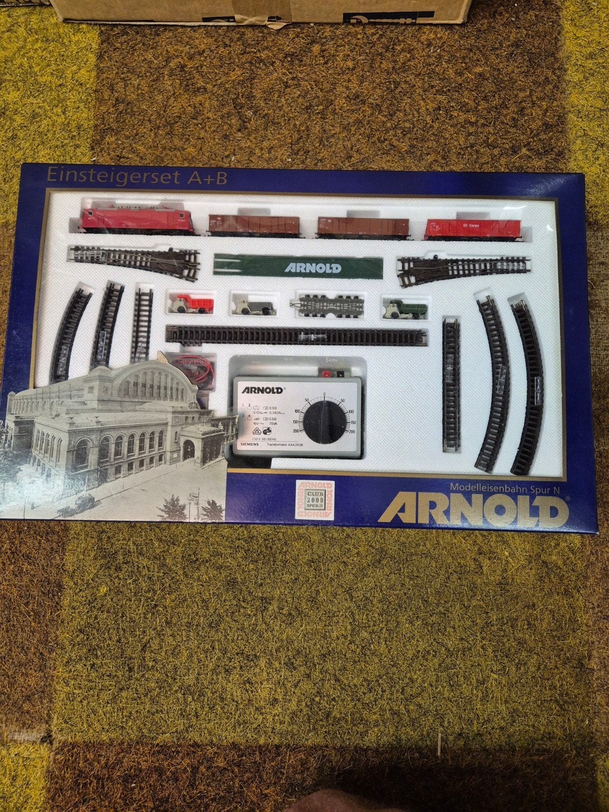 Arnold Einsteiger set A+B   N-spoor, Hobby en Vrije tijd, Ophalen of Verzenden, Nieuw, Treinset, Arnold