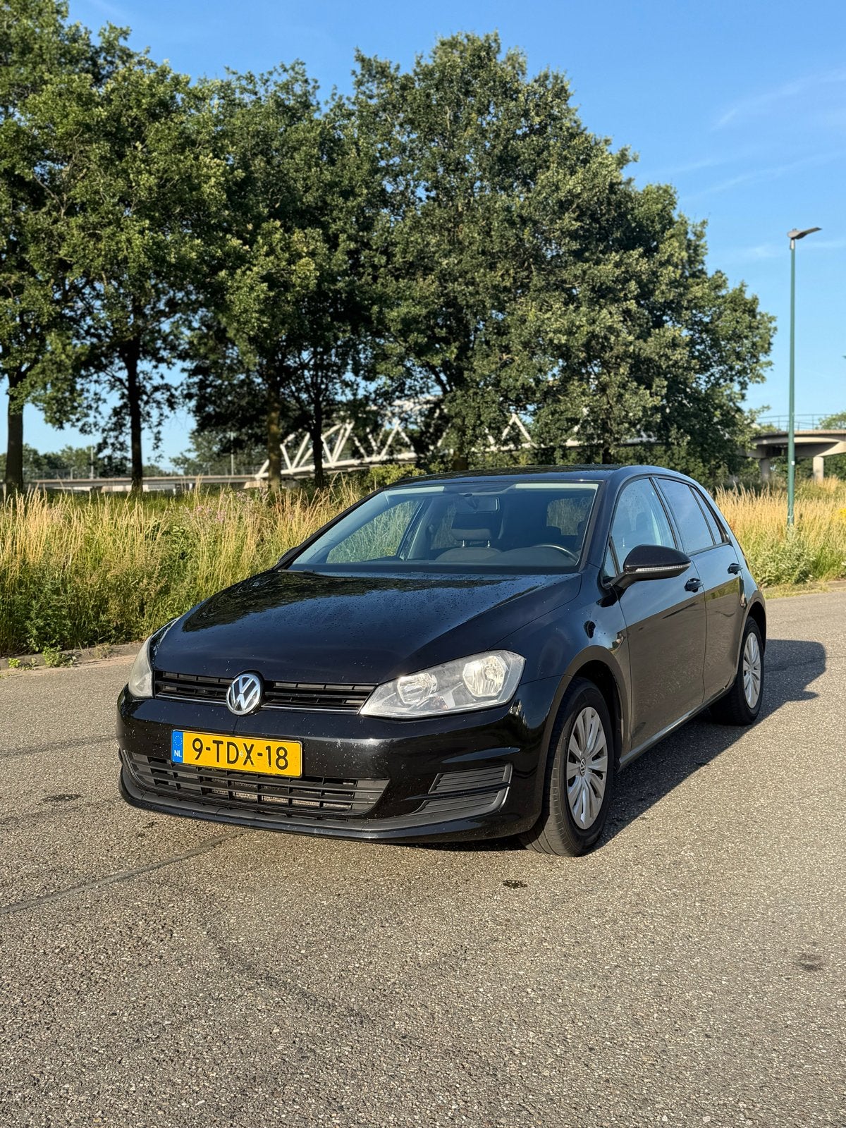 Volkswagen Golf 1.2 TSI 63KW 5D 2014 Zwart, Auto's, Volkswagen, Voorwielaandrijving, Stof, 4 cilinders, 610 kg