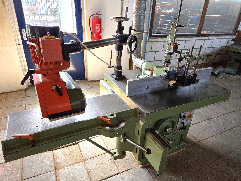Kamro freesmachine + HolzHer doorvoer + roltafel + toolset, Ophalen, Gebruikt, Elektrisch, Overige soorten