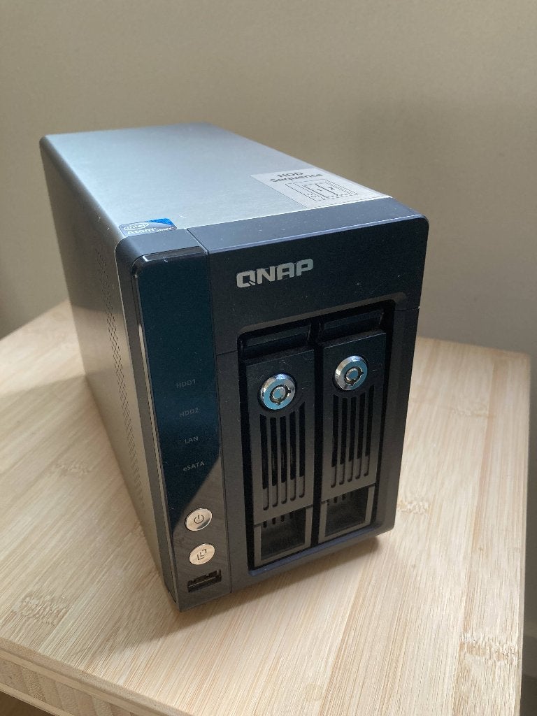 QNAP TS 259 pro+ met 2x 2TB WD netwerkschijven, Computers en Software, Ophalen of Verzenden, Gebruikt