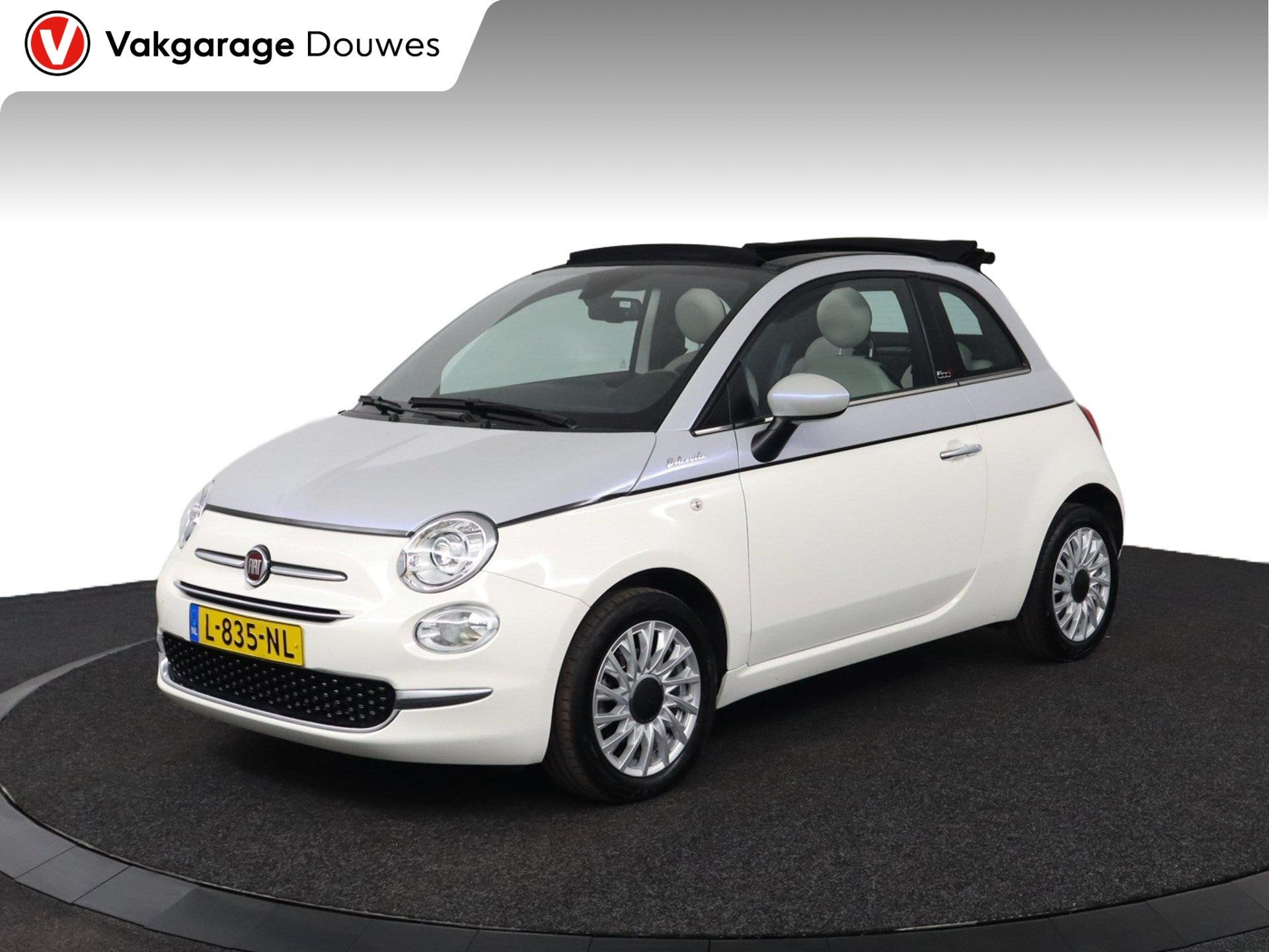 Fiat 500C 1.0 Hybrid Cult CABRIO |NAP|Leder|Cabrio|2tone|Dol, Auto's, Fiat, Voorwielaandrijving, Stof, Euro 6, Cabriolet
