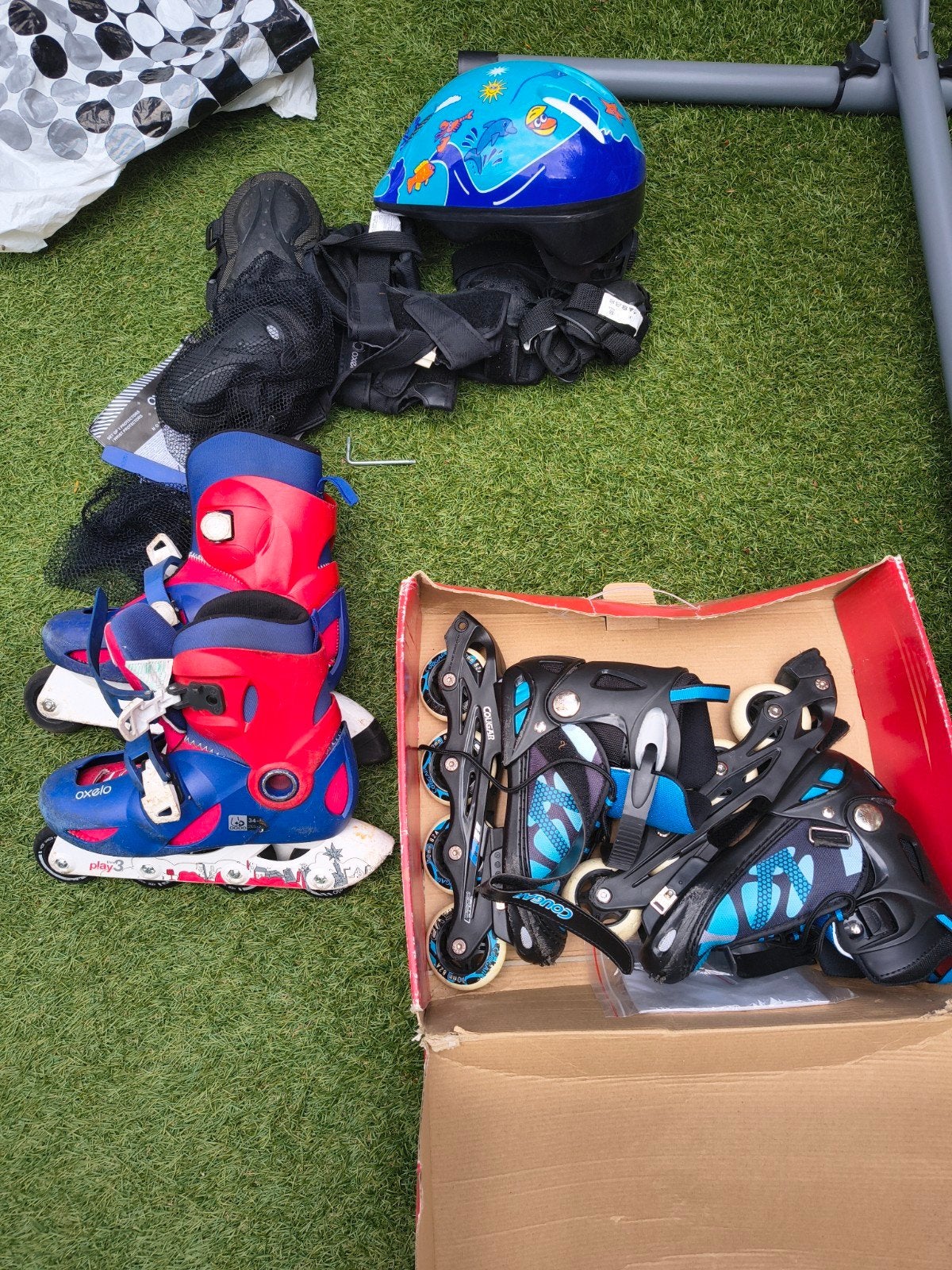 Inline skate kind maat 34-36 en mt 35-38, Kinderen en Baby's, Speelgoed | Buiten | Rolschaatsen, Ophalen, Verstelbaar