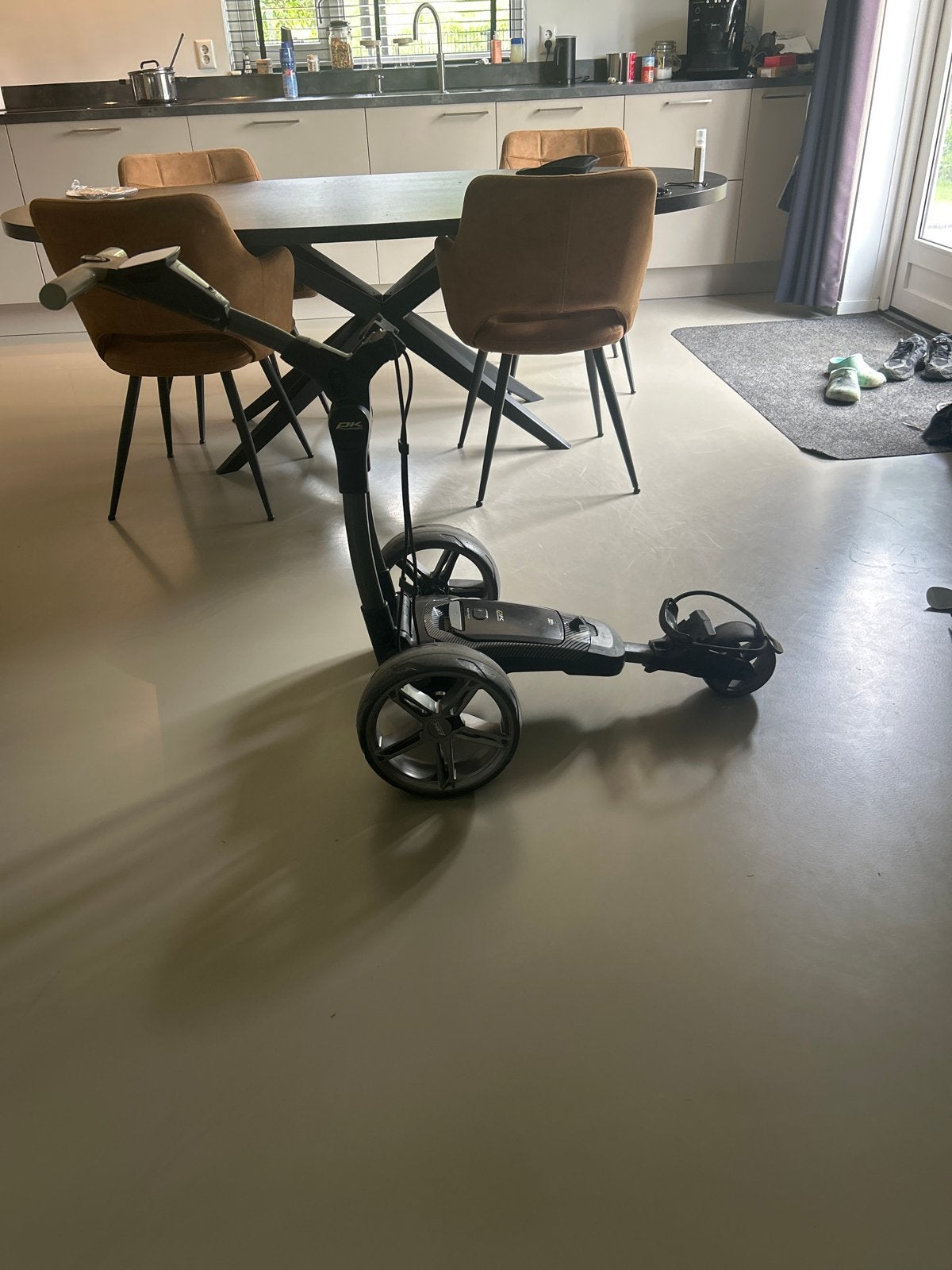PowaKaddy FX7 GPS Elektrische Golftrolley - 36 Holes, Sport en Fitness, Golf, Overige merken, Gebruikt, Verzenden, .