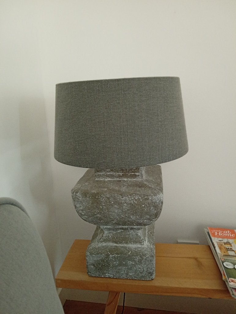 Landelijke balusterlamp / kruiklamp vierkant, Verzenden, Zo goed als nieuw