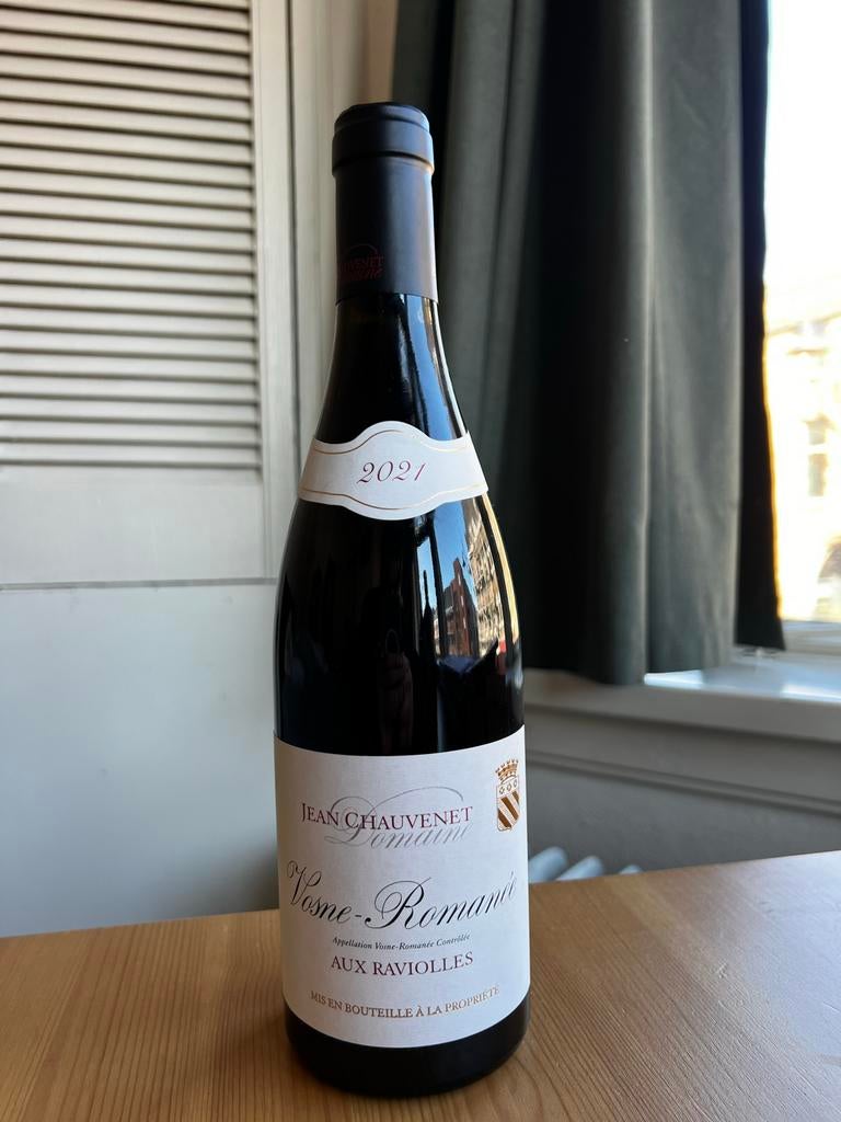 Jean Chauvenet Vosne-Romanée Aux Raviolles 2021, Ophalen of Verzenden, Zo goed als nieuw, Frankrijk, Rode wijn