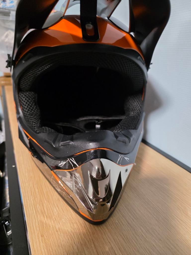 Nieuwe Motorhelm Maat L met Bril, Handschoenen en Masker, Ophalen of Verzenden, X, D, X