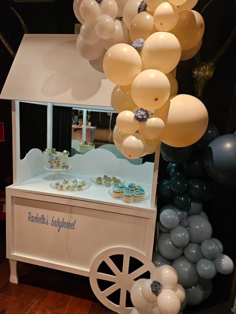 Te huur: Candycar, Hobby en Vrije tijd, Feestartikelen | Verhuur, Ophalen of Verzenden, Geboorte of Huwelijk