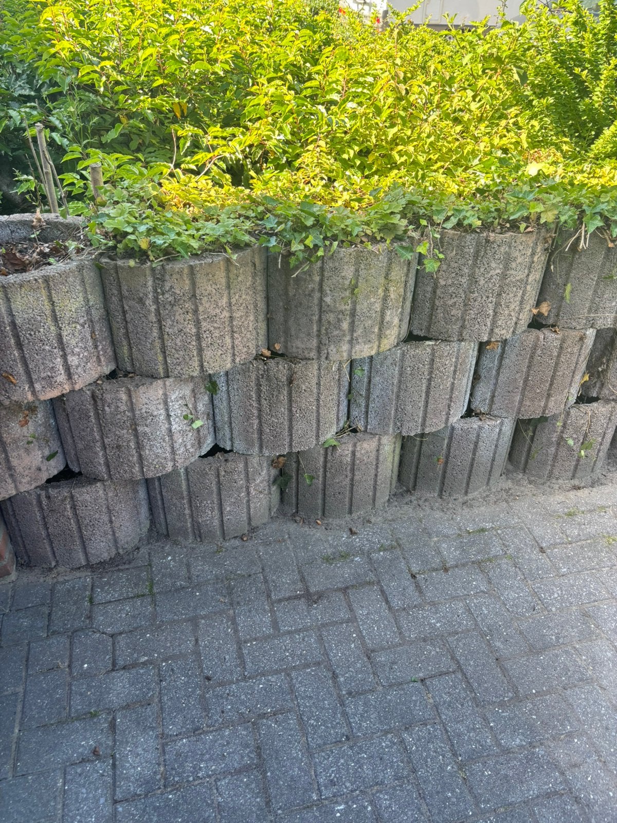 Bloembakken, Tuin en Terras, Tegels en Klinkers, Ophalen, Zo goed als nieuw, Beton, Terrastegels