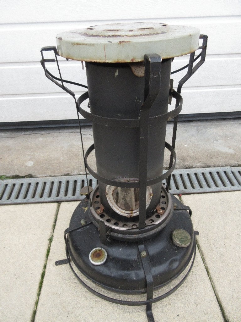 Aladdin Blue Flame petroleumkachel, Huis en Inrichting, Ophalen, Gebruikt, Overige brandstoffen, Petroleumkachel