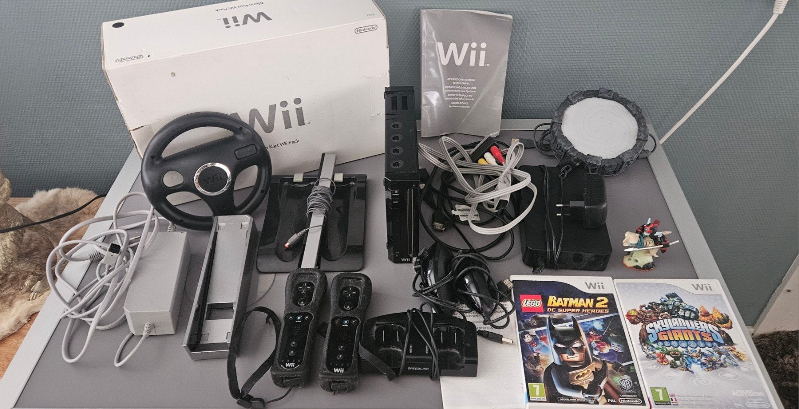 Wii console met accessoires en games - Complete set, Spelcomputers en Games, Ophalen of Verzenden, Gebruikt, Met 2 controllers