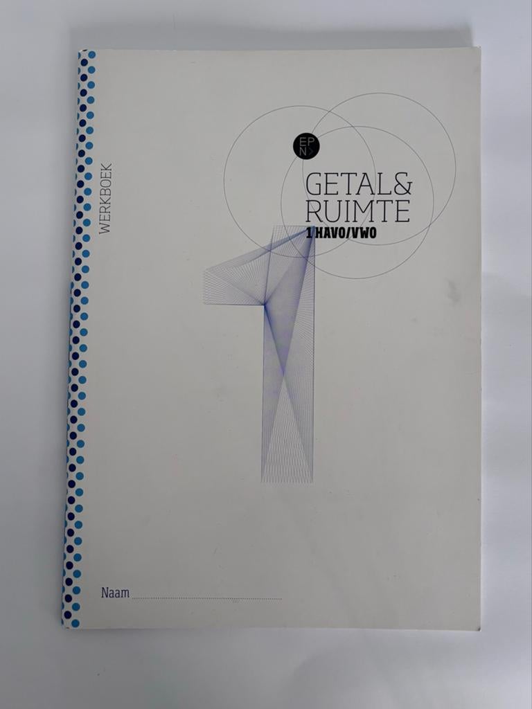 Getal & Ruimte Werkboek 1 HAVO/VWO - Tiende Editie, Boeken, Verzenden, Zo goed als nieuw, HAVO, Wiskunde A