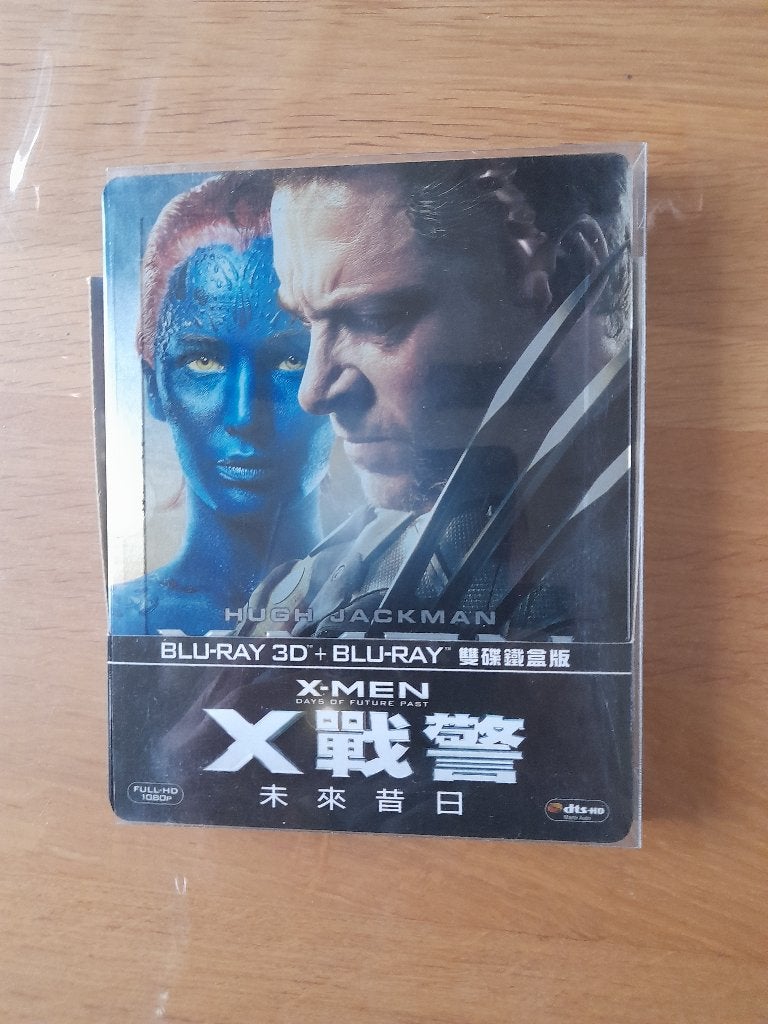 X-Men days of Future Past 3D +2D Taiwan steelbook, Cd's en Dvd's, Blu-ray, Nederlands, Film, Science Fiction en Fantasy, 4K Ultra HD Blu-ray