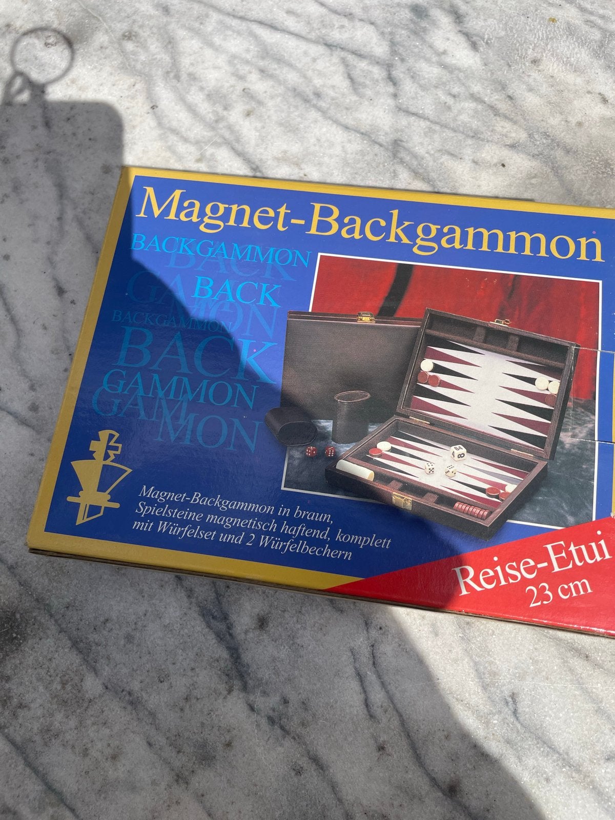 Magnetisch Reis Backgammon Spel - Compact en Compleet, Hobby en Vrije tijd, Gezelschapsspellen | Bordspellen, Een of twee spelers
