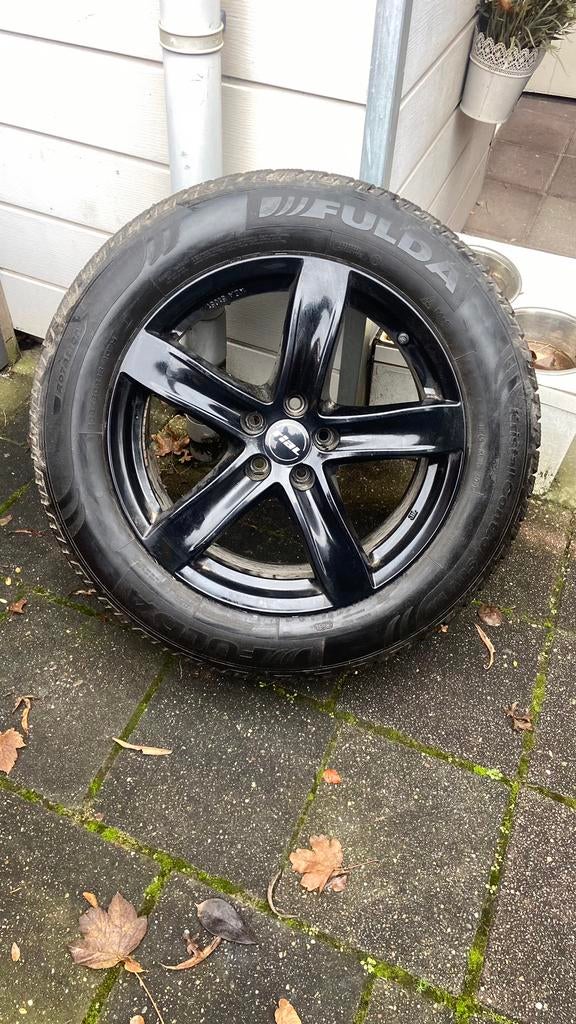 Velgen met winterbanden landrover discovery, Ophalen, 18 inch, Velg(en), Winterbanden