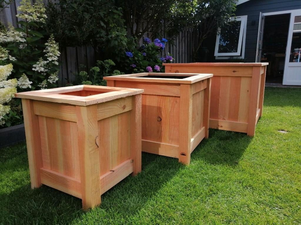 Verschillende bloembakken volgens je eigen idee!, Tuin en Terras, Bloembakken en Plantenbakken, Minder dan 30 cm, Rond, Nieuw