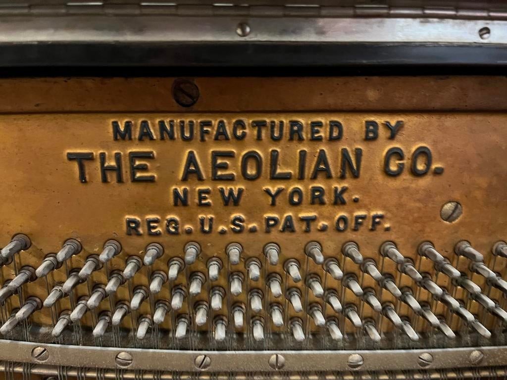 Aeolian Pianola Piano uit de jaren '20, Ophalen of Verzenden, Gebruikt, Bruin, Piano