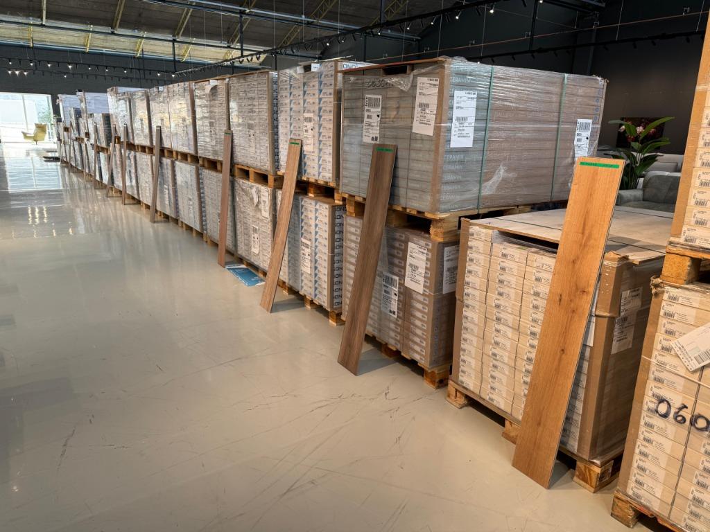 Direct ophalen | Pallet uitverkoop laminaat | Utrecht, Huis en Inrichting, Stoffering | Vloerbedekking, Crème, 75 m² of meer, 4131 NH