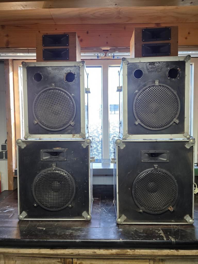 Passieve speakerset, Gebruikt, 120 watt of meer, Front, Rear of Stereo speakers, Ophalen