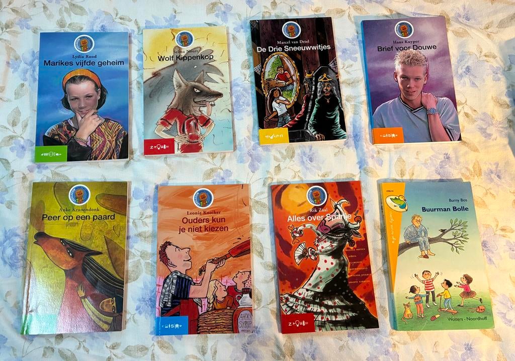 8 Leesleeuw Boeken uit 2004-2005, Ophalen of Verzenden, Gelezen, Fictie