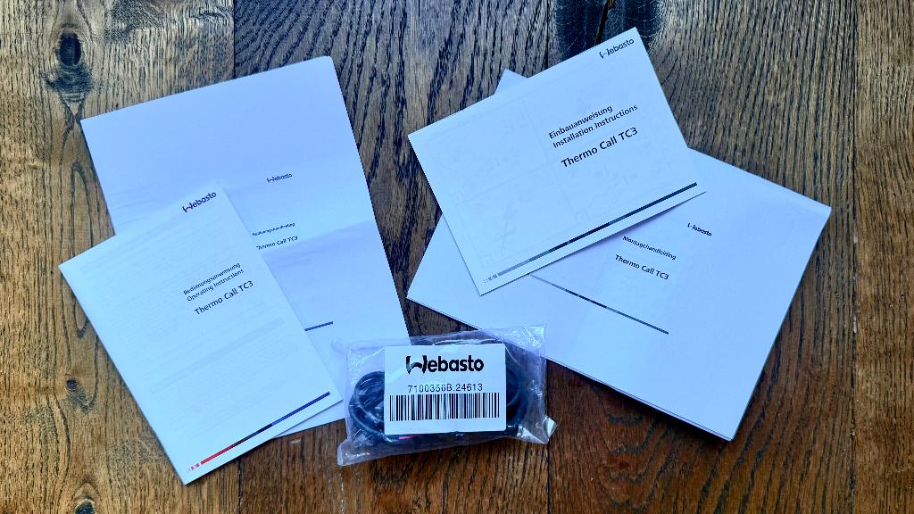 Originele Webasto drukknop met LED t.b.v. TC-3/4, Ophalen of Verzenden, Nieuw