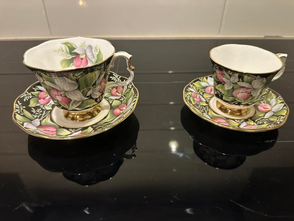 Royal Albert – Lady’s Slipper 1975 | Koffie- en theekopje, Antiek en Kunst, Antiek | Servies los, Ophalen