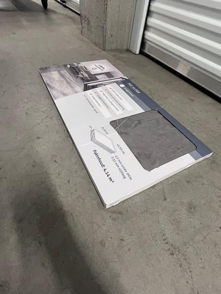 PVC dryback tegel - Gelasta - Grande Marble Grey - 4500, Ophalen, 50 tot 150 cm, Overige typen, Nieuw