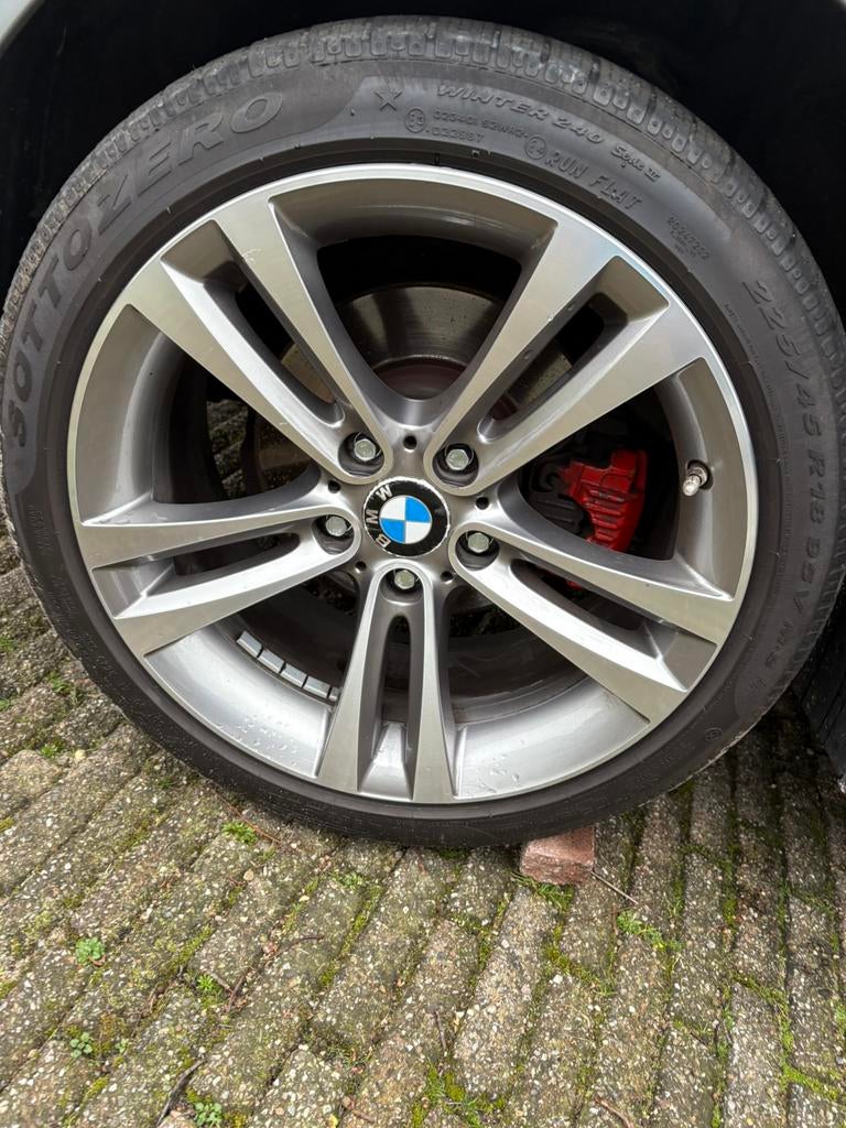 Bmw winterset 18”, Ophalen, 18 inch, Gebruikt, Banden en Velgen