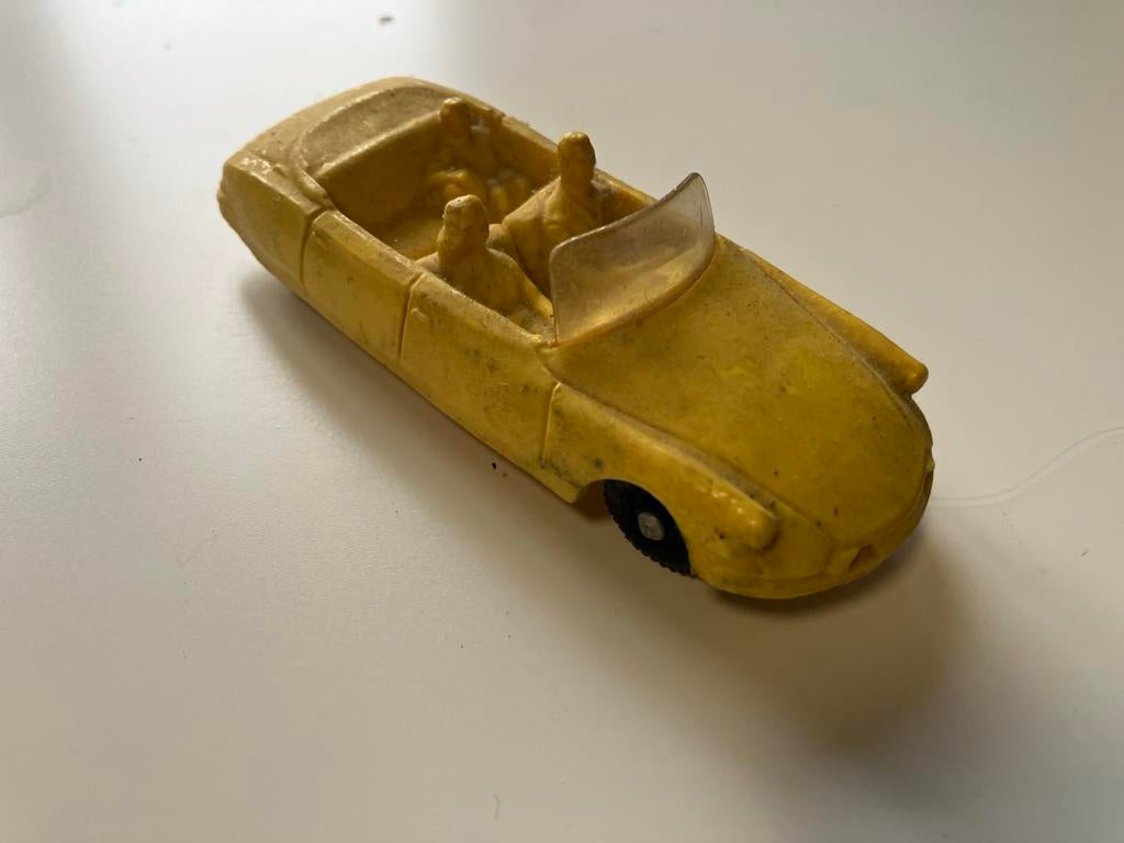 Vintage Citroen ID DS Speelgoedauto - Geel, Ophalen of Verzenden, Gebruikt