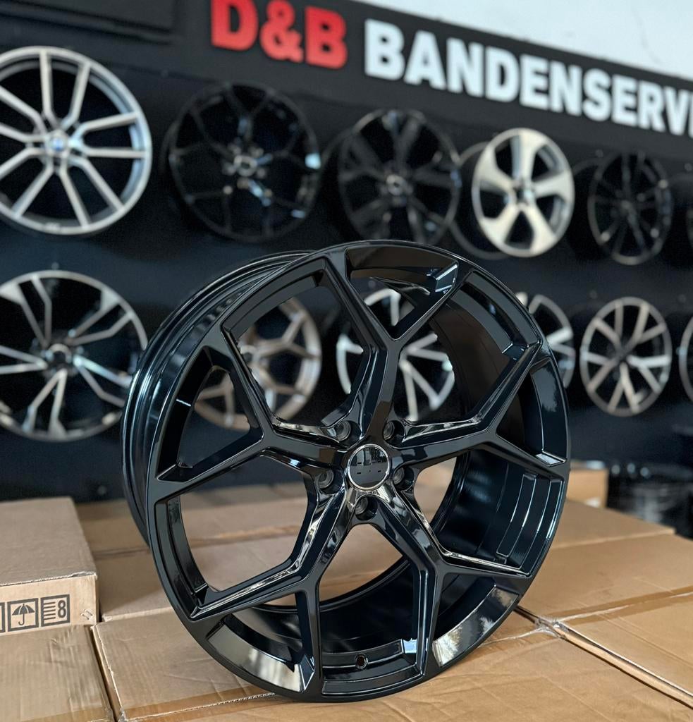 21 22 inch Rs6 look velgen 5x112 Audi a6 a7 q5 q7 q8 e-tron, 255 mm, Velg(en), Nieuw, Personenwagen
