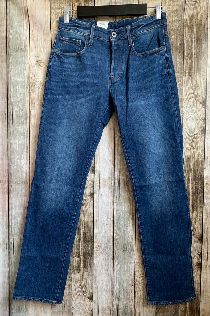 G-Star 3301 straight jeans nieuw (Maat W29/L32), Verzenden, Nieuw, Blauw, W32 (confectie 46) of kleiner