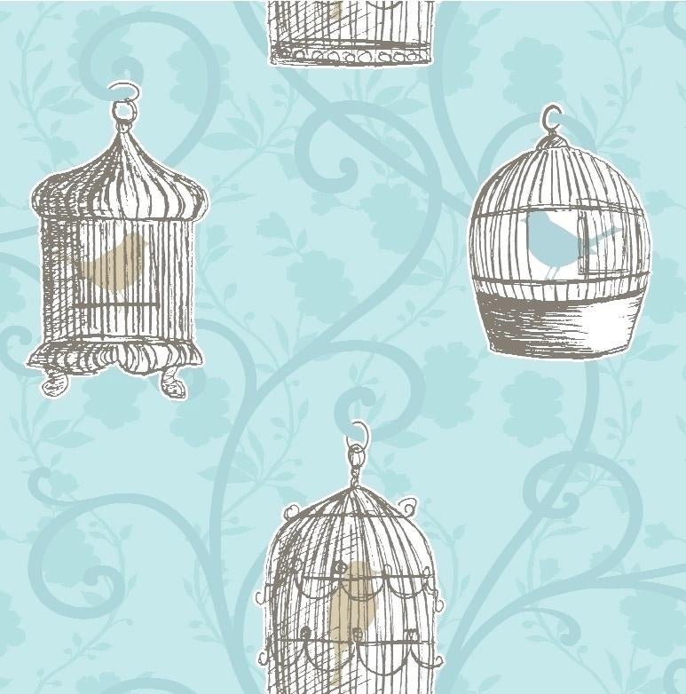 Behang Arthouse vogelkooi, Huis en Inrichting, Ophalen of Verzenden, Minder dan 10 m², Bruin