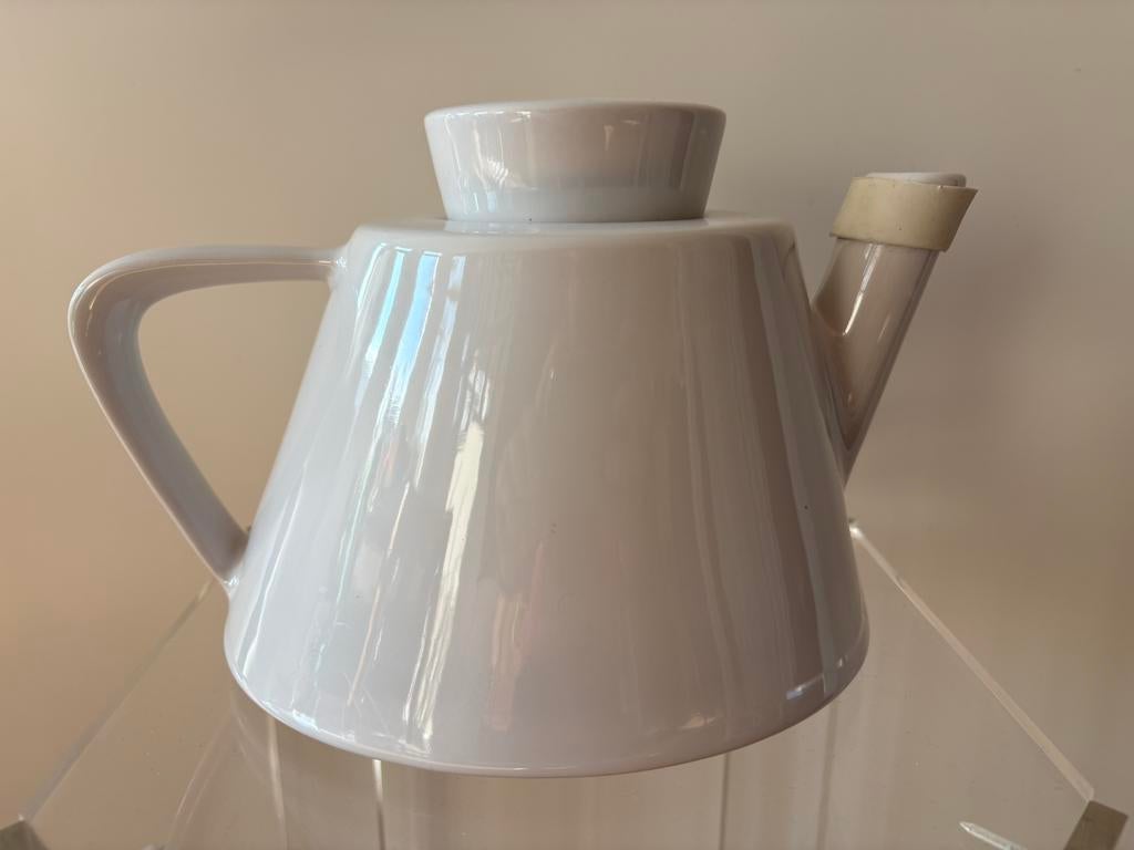 Vintage IKEA Värme theepot wit zgan, Huis en Inrichting, Keuken | Servies, Ophalen of Verzenden, Zo goed als nieuw, Overige stijlen