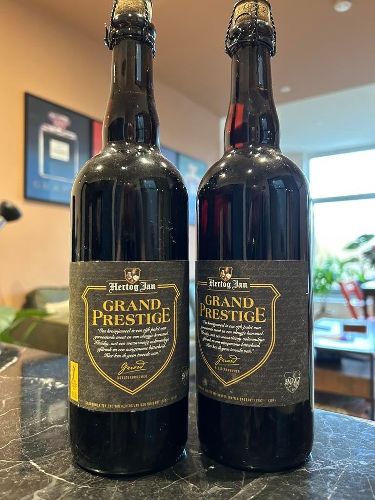 Hertog Jan Grand Prestige, Ophalen of Verzenden, Zo goed als nieuw, Flesje(s), Hertog Jan