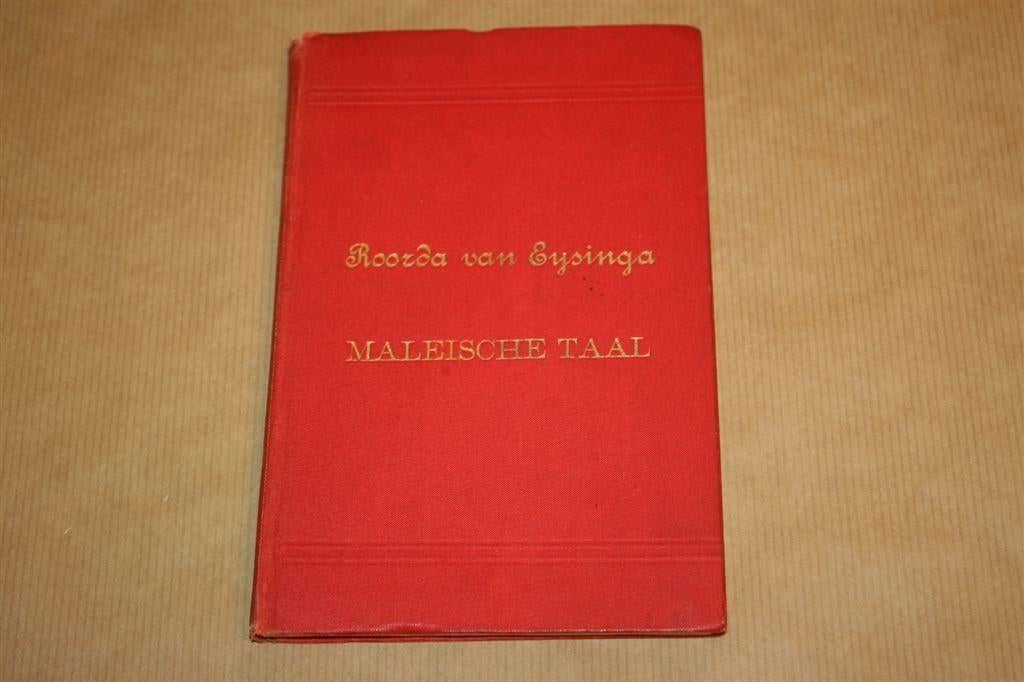 Maleische Taal - Roorda van Eysinga - Circa 1880 !!, Ophalen of Verzenden, Gelezen, Van Dale, Nederlands