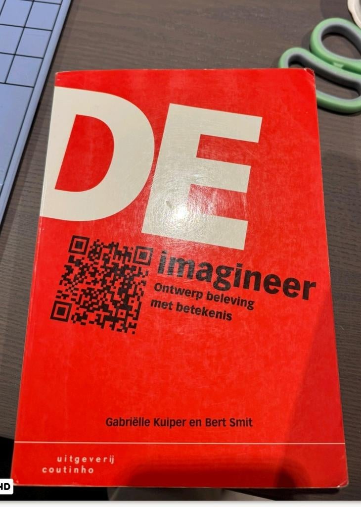 DE Imagineer ontwerp beleving met betekenis, Boeken, Ophalen of Verzenden, Zo goed als nieuw, HBO, Gabriëlle Kuiper en Bert Smit
