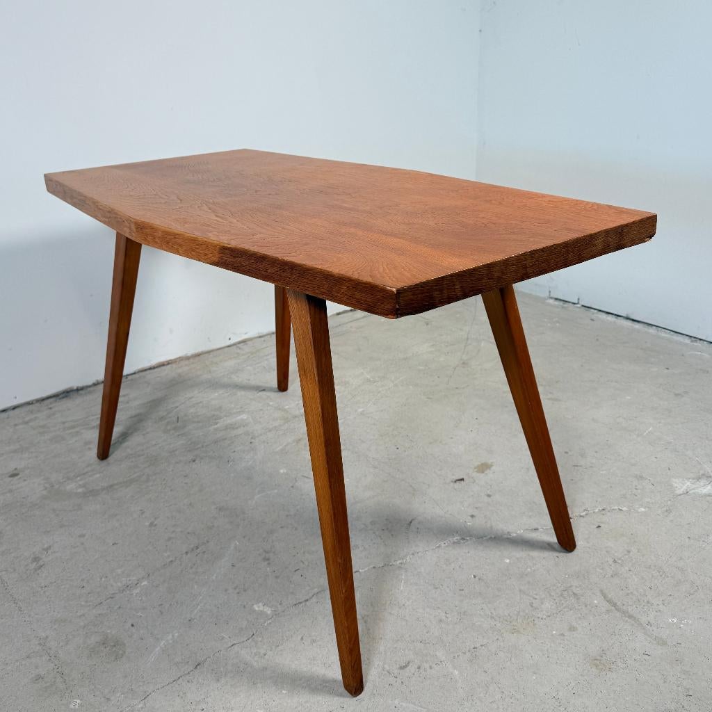 Vintage salontafel trapeze, František Jirák, Ophalen, 100 tot 150 cm, T, T