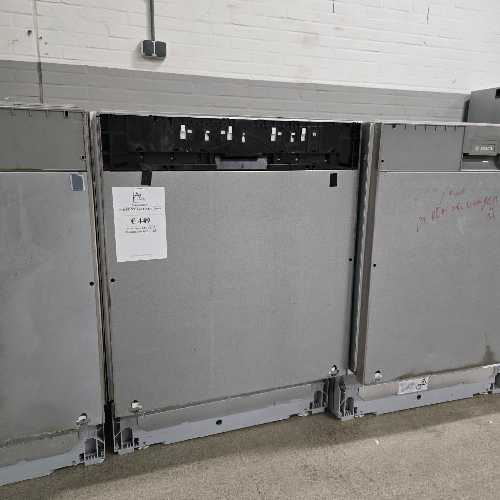 Neff Inbouw Vaatwasser S51N53X4EU, Ophalen, Minder dan 85 cm, Minder dan 10 liter, Refurbished