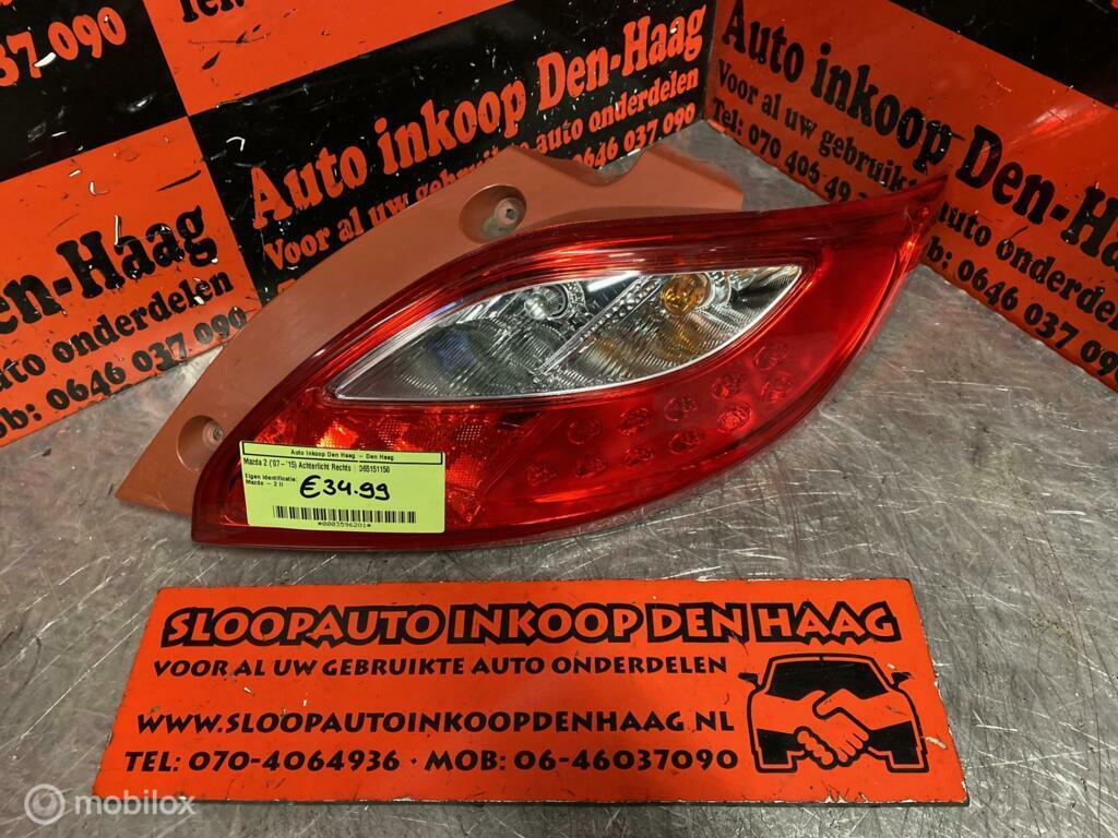 Mazda 2 ('07-'15) Achterlicht Rechts | D65151150, Ophalen of Verzenden, Gebruikt