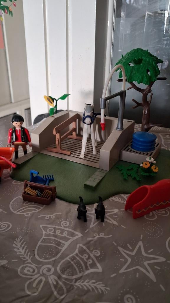 Playmobil paarden wasstraat, Ophalen of Verzenden