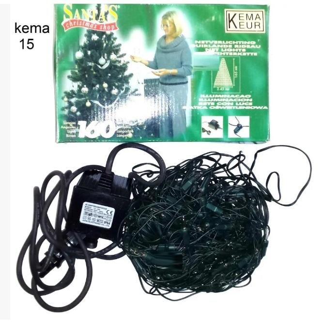 retro vintage kerst verlichten KEMA-KEUR, Ophalen of Verzenden, Zo goed als nieuw