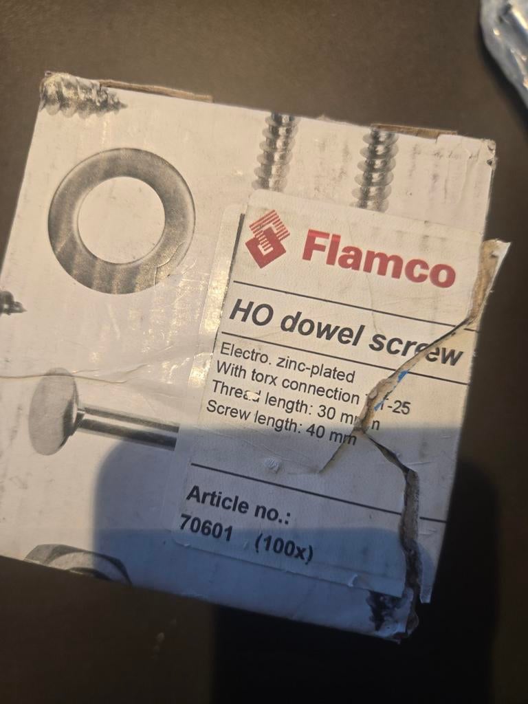 Flamco doosje Stokschroeven Torx M8 x 80 - ca. 90 Stuks, Doe-het-zelf en Verbouw, IJzerwaren en Bevestigingsmiddelen, Ophalen of Verzenden
