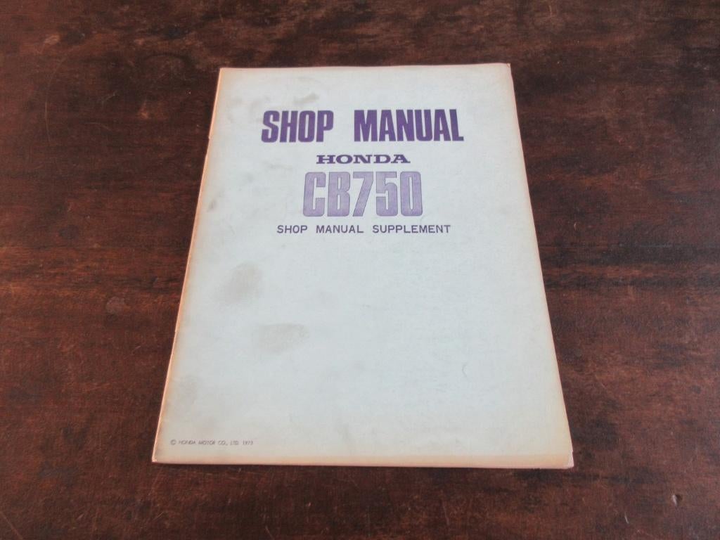 Honda CB750K1 CB750 K1 shop manual aanvulling 1973, Motoren, Ophalen of Verzenden, Honda