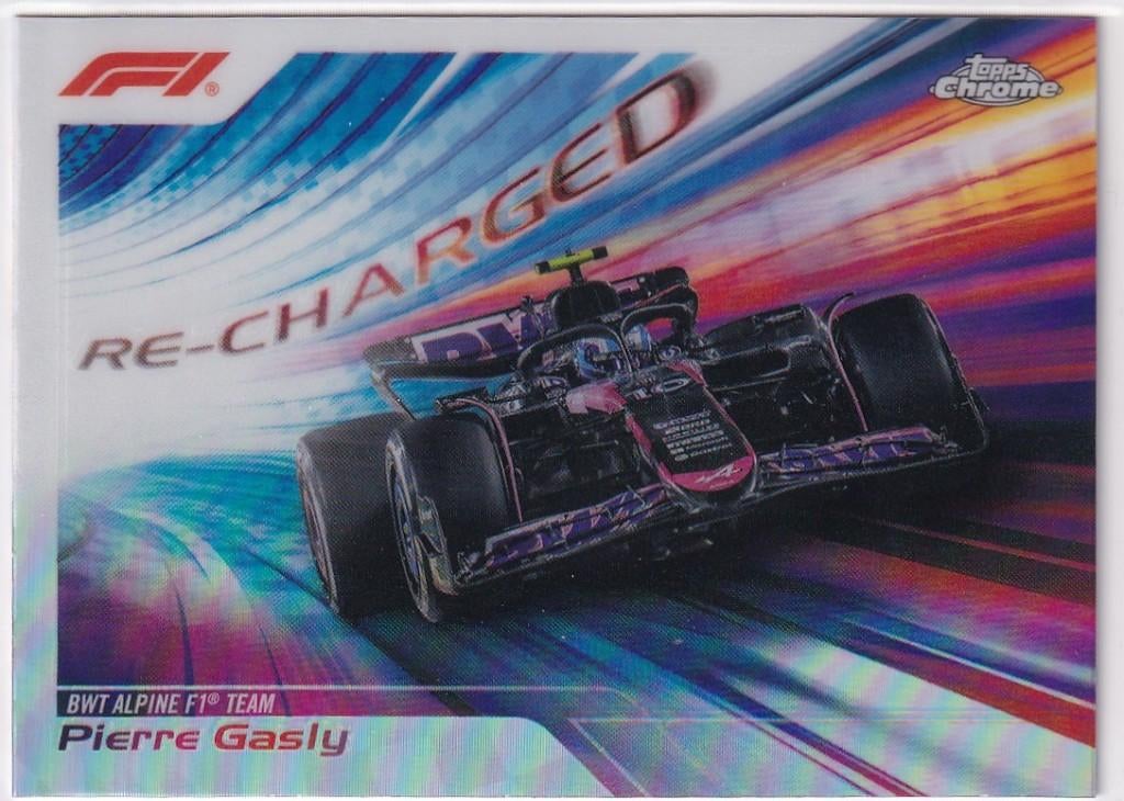 Pierre Gasly Recharged Refractor #RECH-10, Verzamelen, Automerken, Motoren en Formule 1, Verzenden, Nieuw, Formule 1